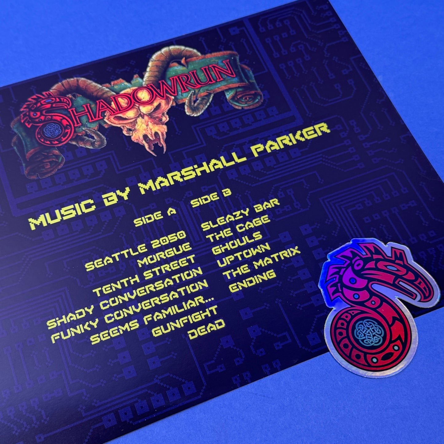Shadowrun Vinyl Record
