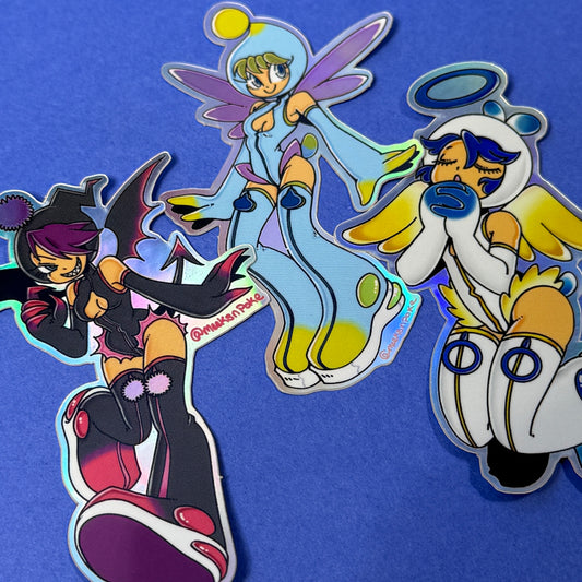 Meeks n Poke - Chaos Girls Sticker Collection