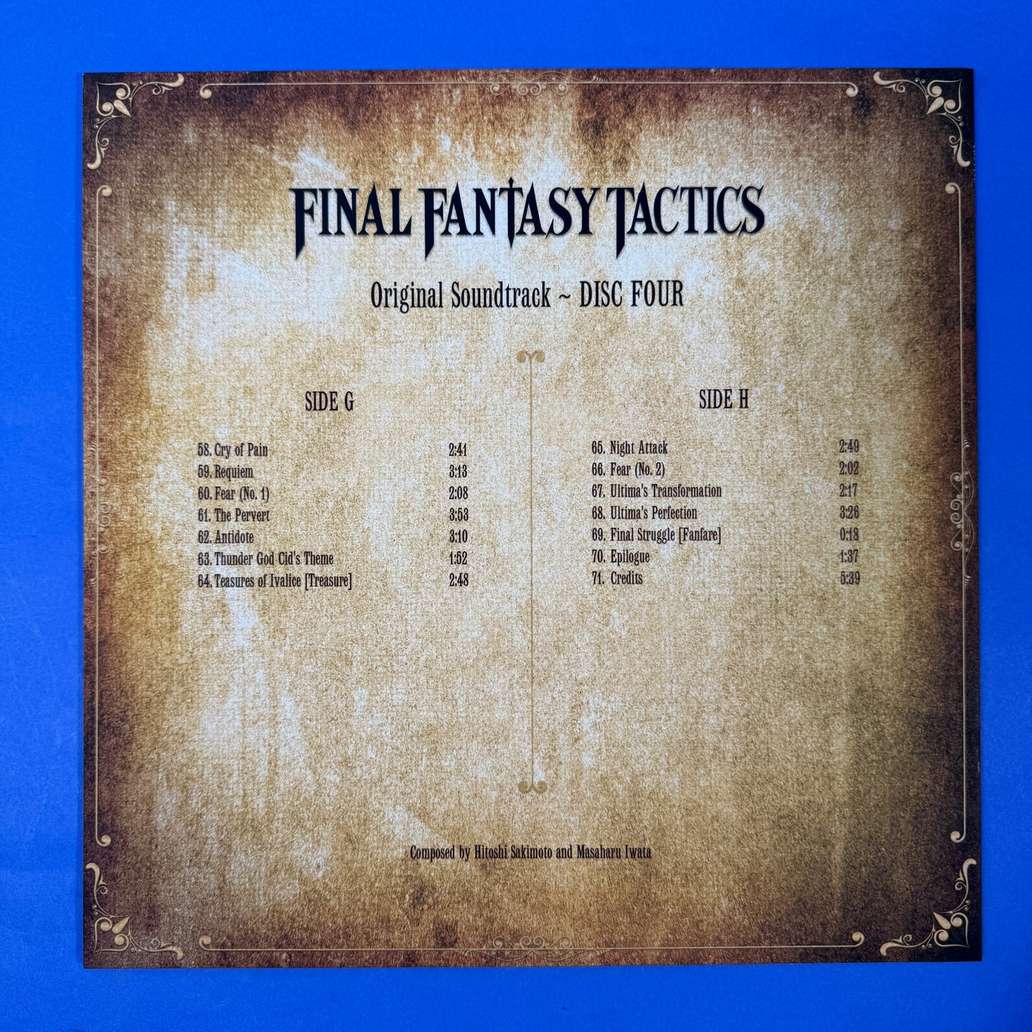 FF Tactics Vinyl Record Boxset