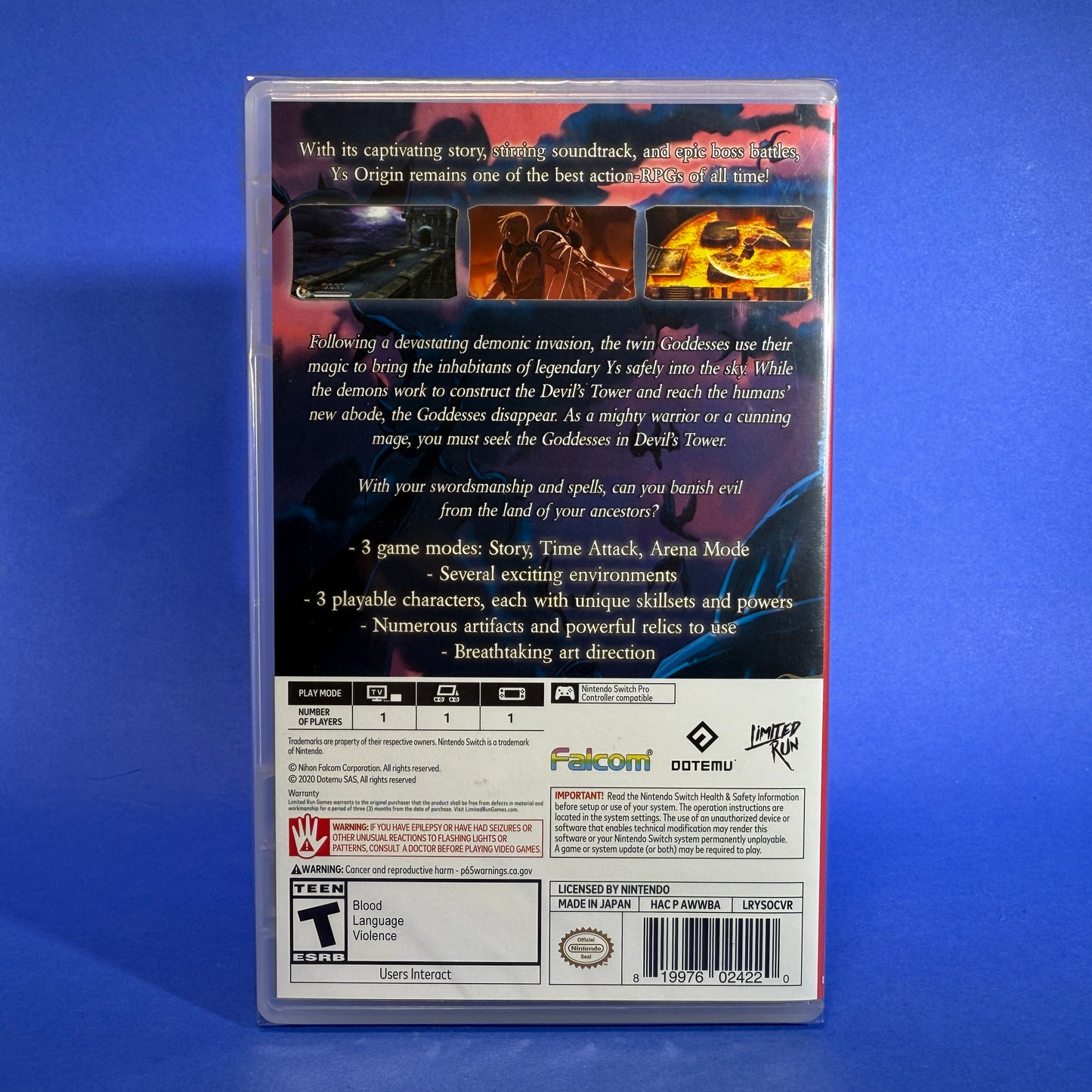 Nintendo Switch - Ys Origin