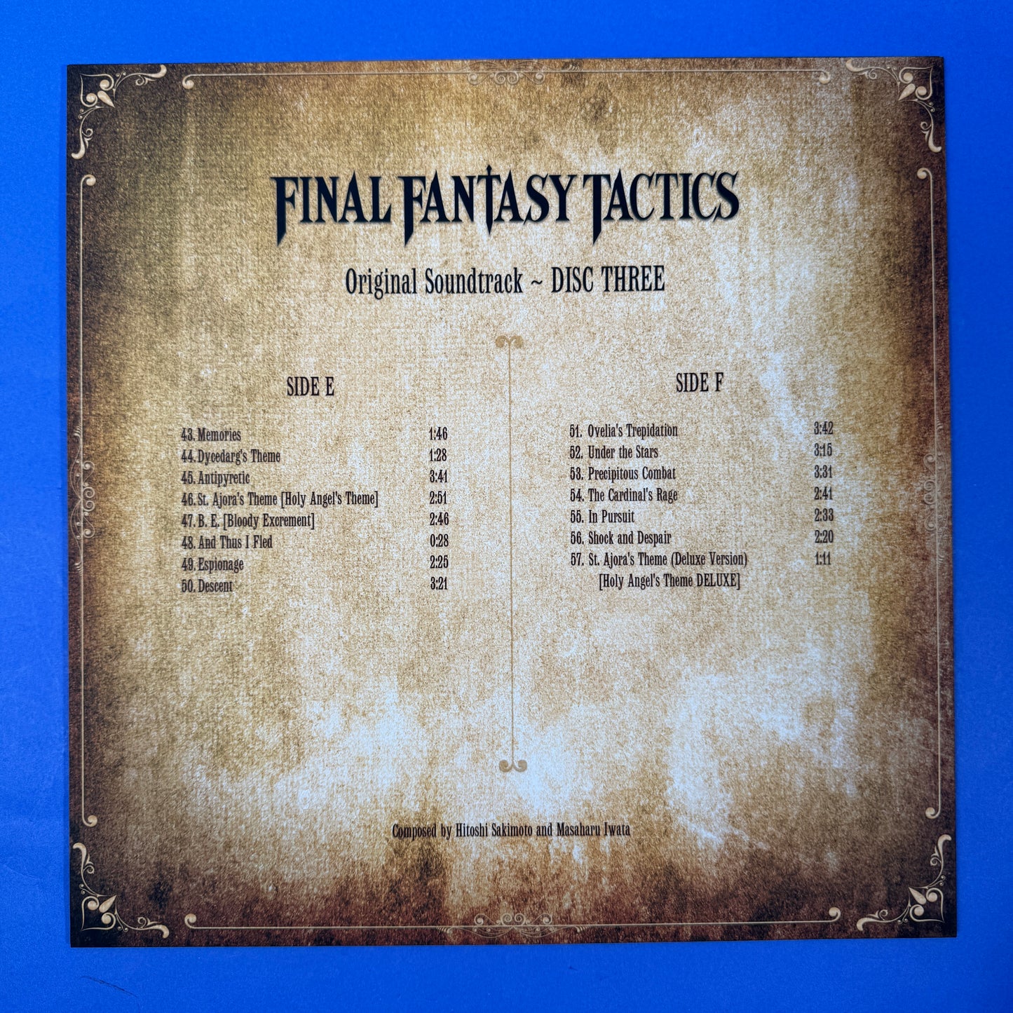 FF Tactics Vinyl Record Boxset
