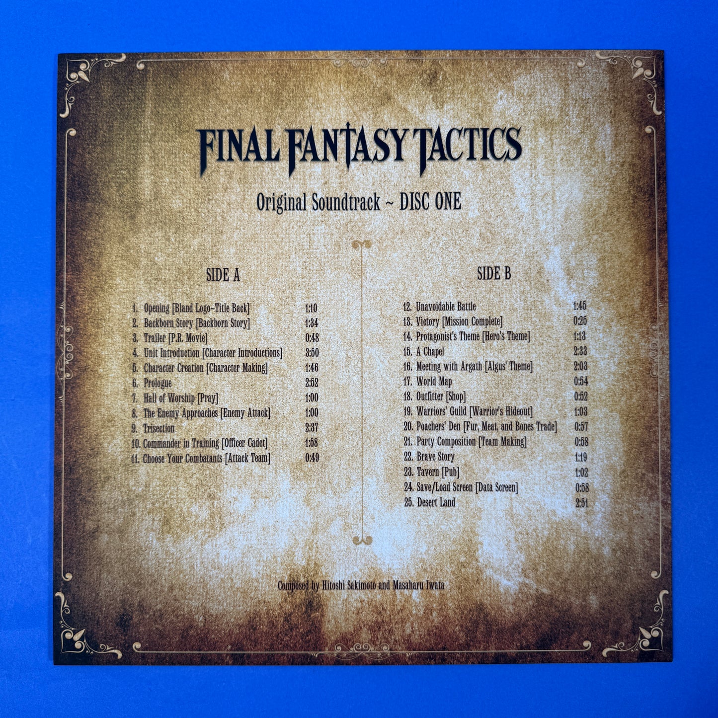 FF Tactics Vinyl Record Boxset