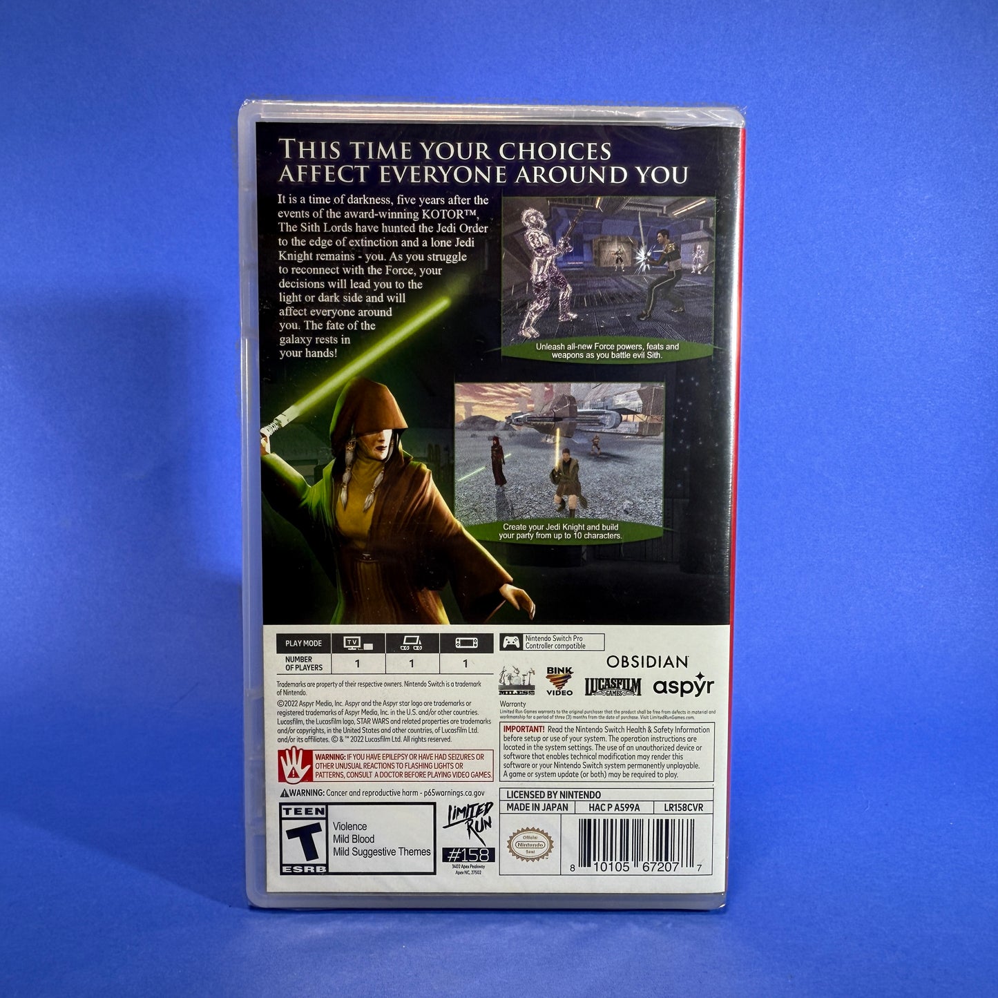 Nintendo Switch - Star Wars: Knights of the Old Republic II - The Sith Lords