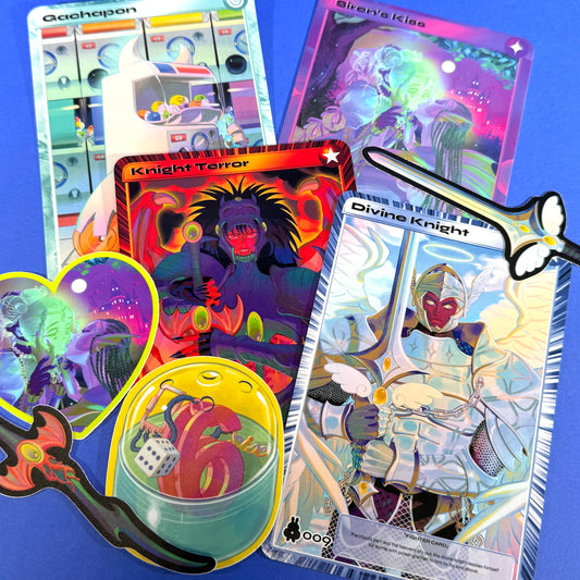 BoxerBun - TCG Art Print & Sticker Bundle