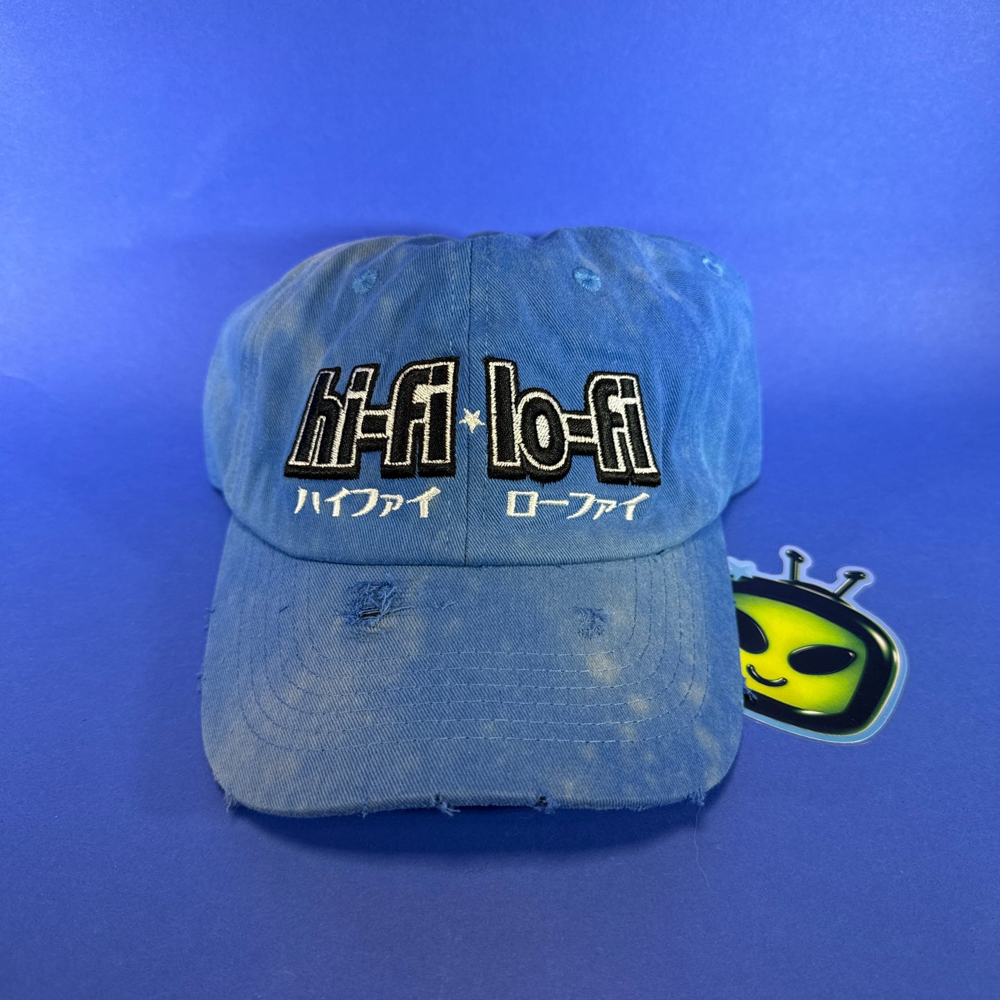 Hifi Lofi V2 Distressed Baseball Cap