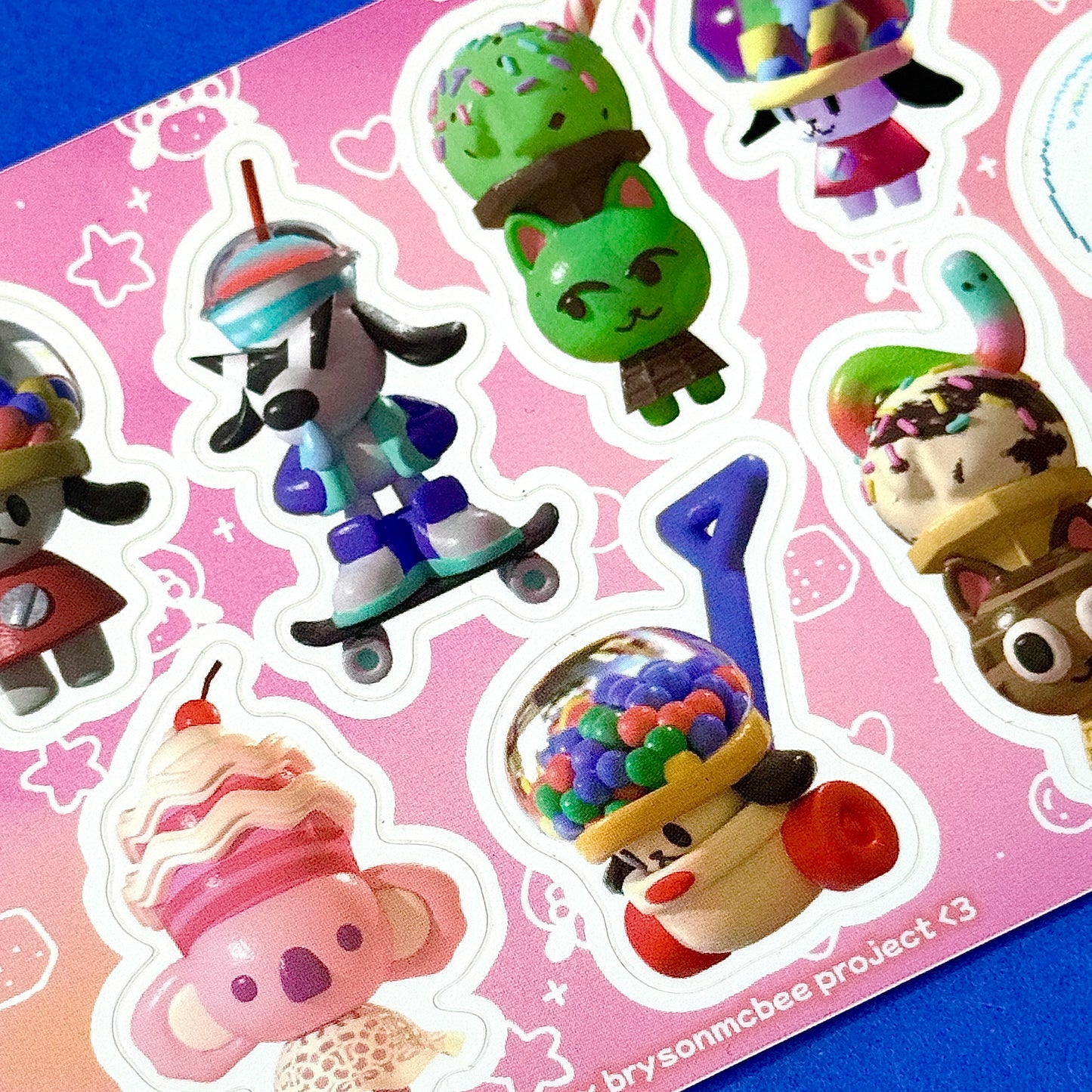 Bryson McBee - Gumball Dog Sticker Sheet