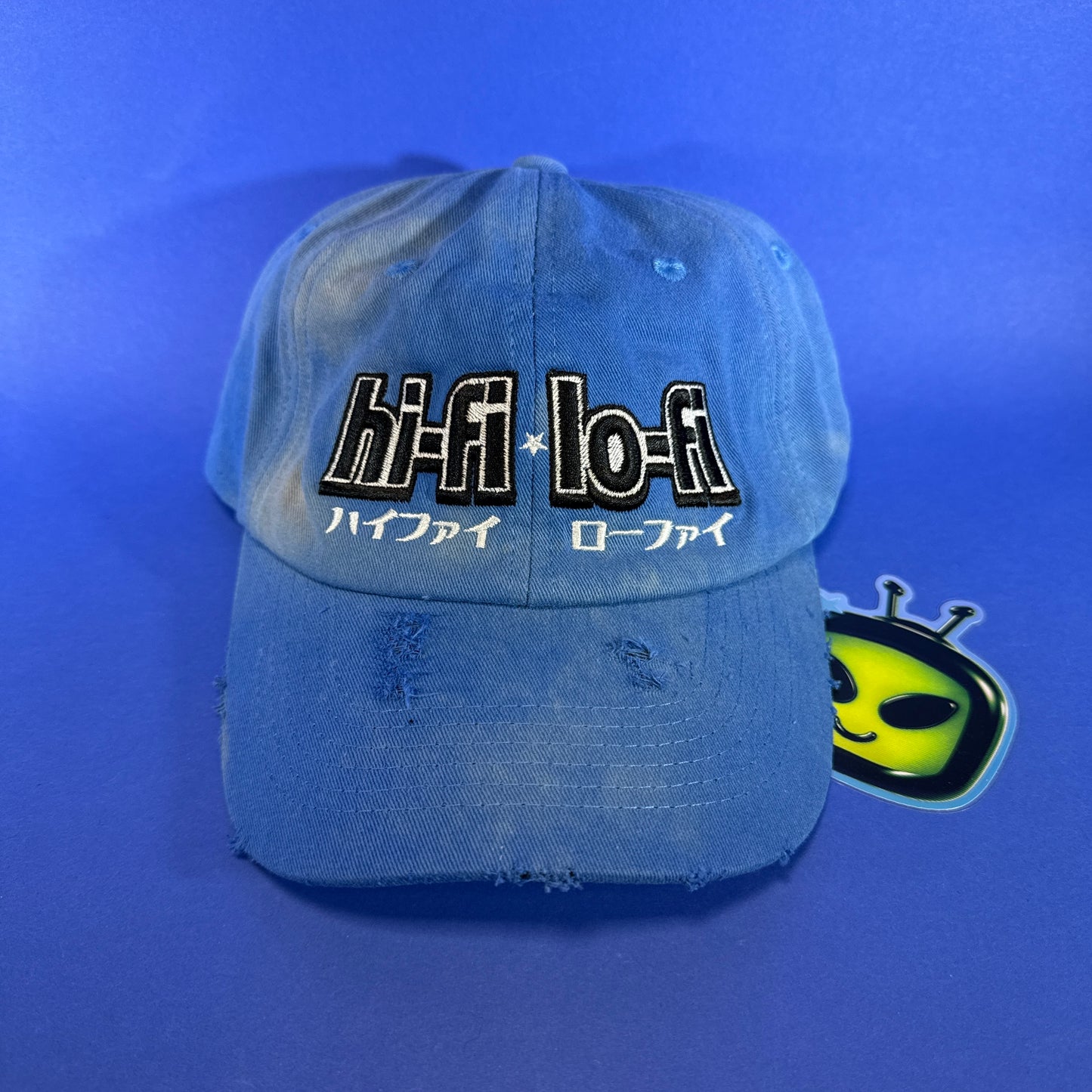 Hifi Lofi V2 Distressed Baseball Cap