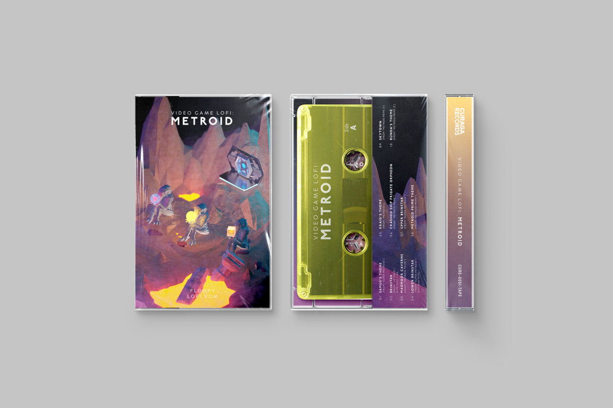 Video Game Lofi: Metroid Vinyl Record & Cassette