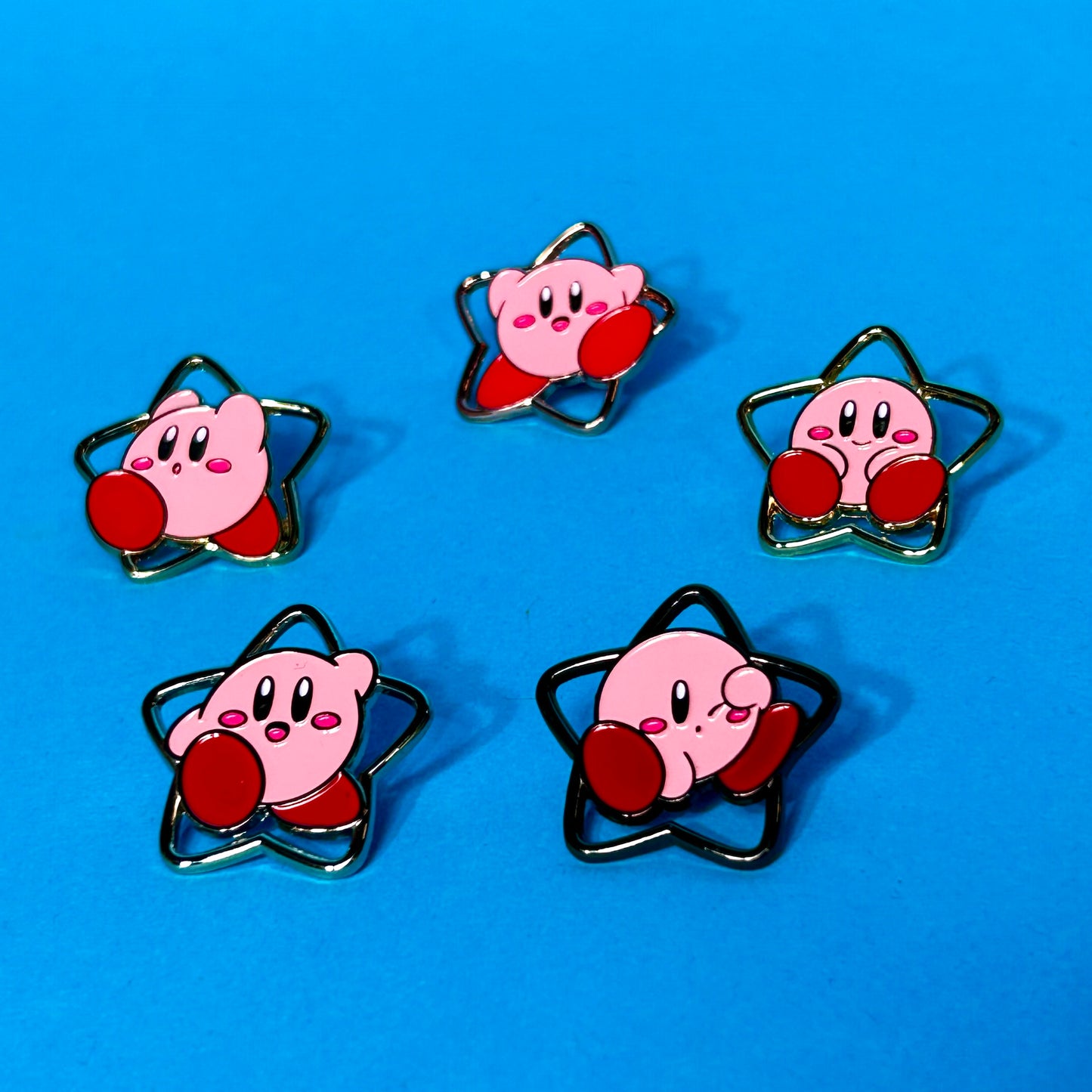 Kirby Star Enamel Pins