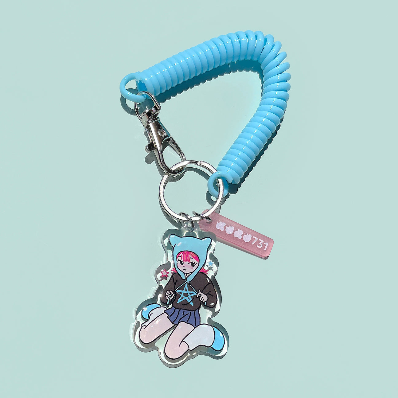 KURU 731 - Elastic Coil Keychains