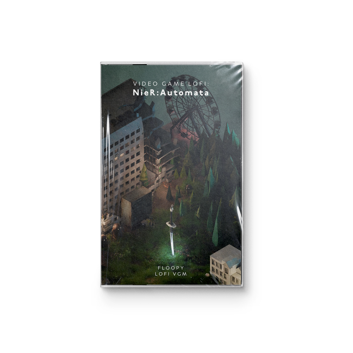 Video Game LoFi: NieR:Automata Vinyl Record & Cassette Tape