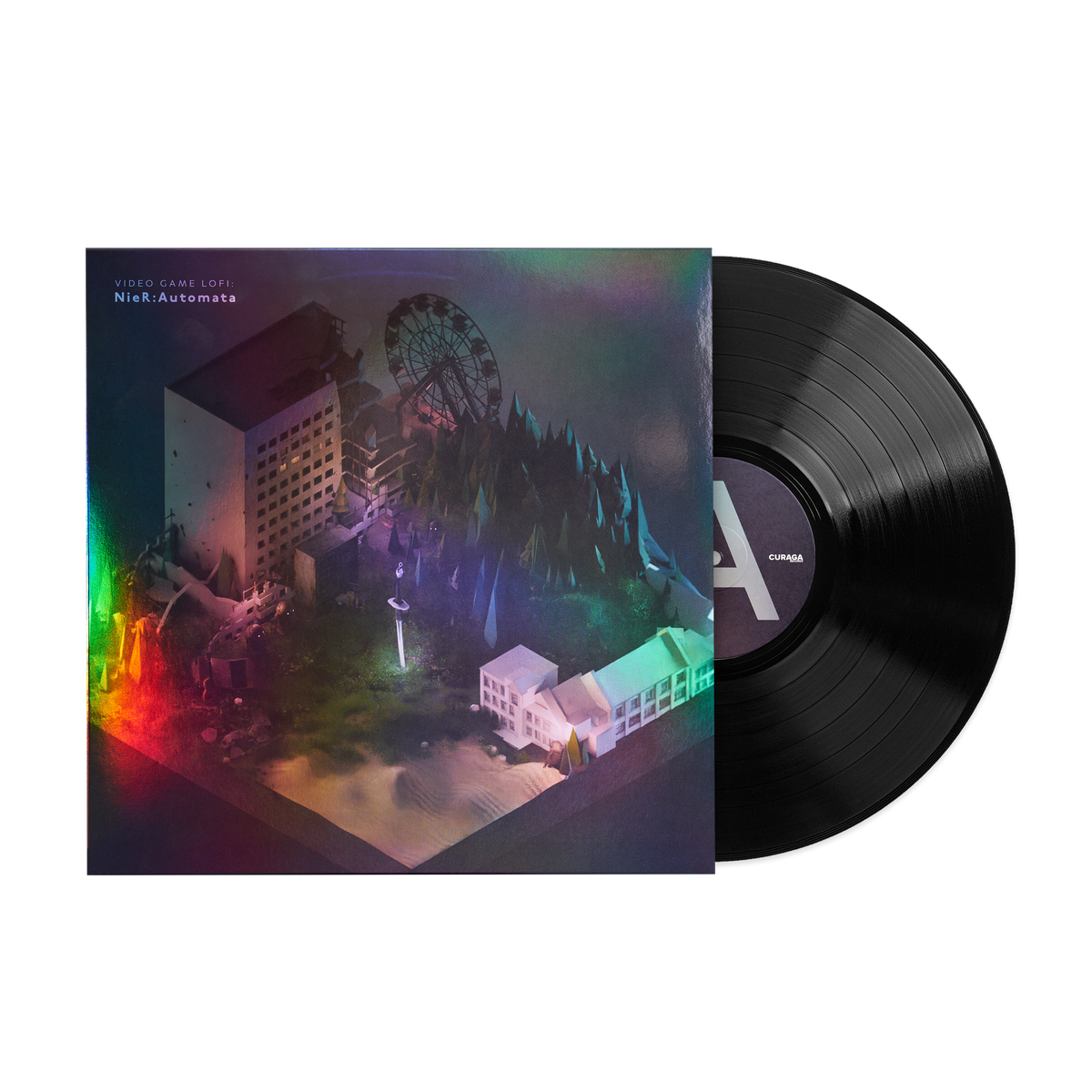 Video Game LoFi: NieR:Automata Vinyl Record & Cassette Tape