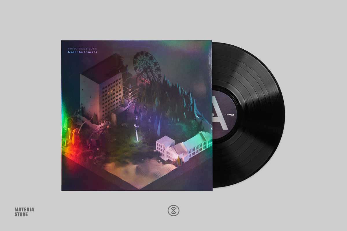 Video Game LoFi: NieR:Automata Vinyl Record & Cassette Tape