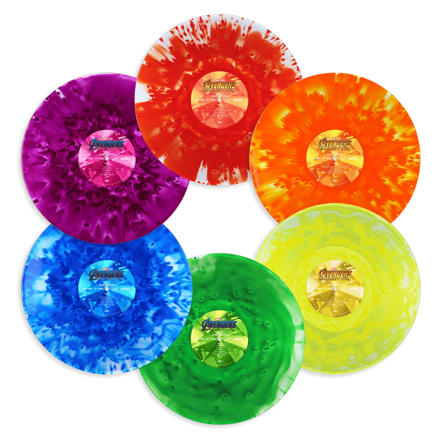 Avengers: Infinity War + Endgame Vinyl Box Set (6LP)