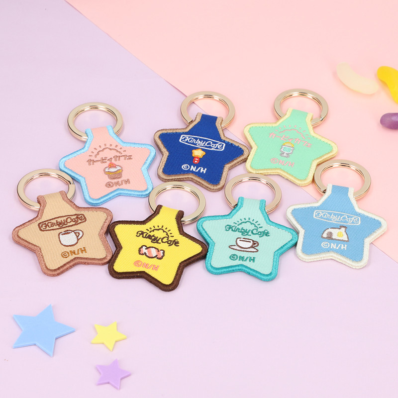 Kirby Café - Embroidered Keychain Ver. 2