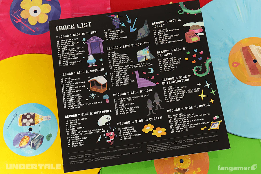 Undertale - Soundtrack Vinyl Record Boxset