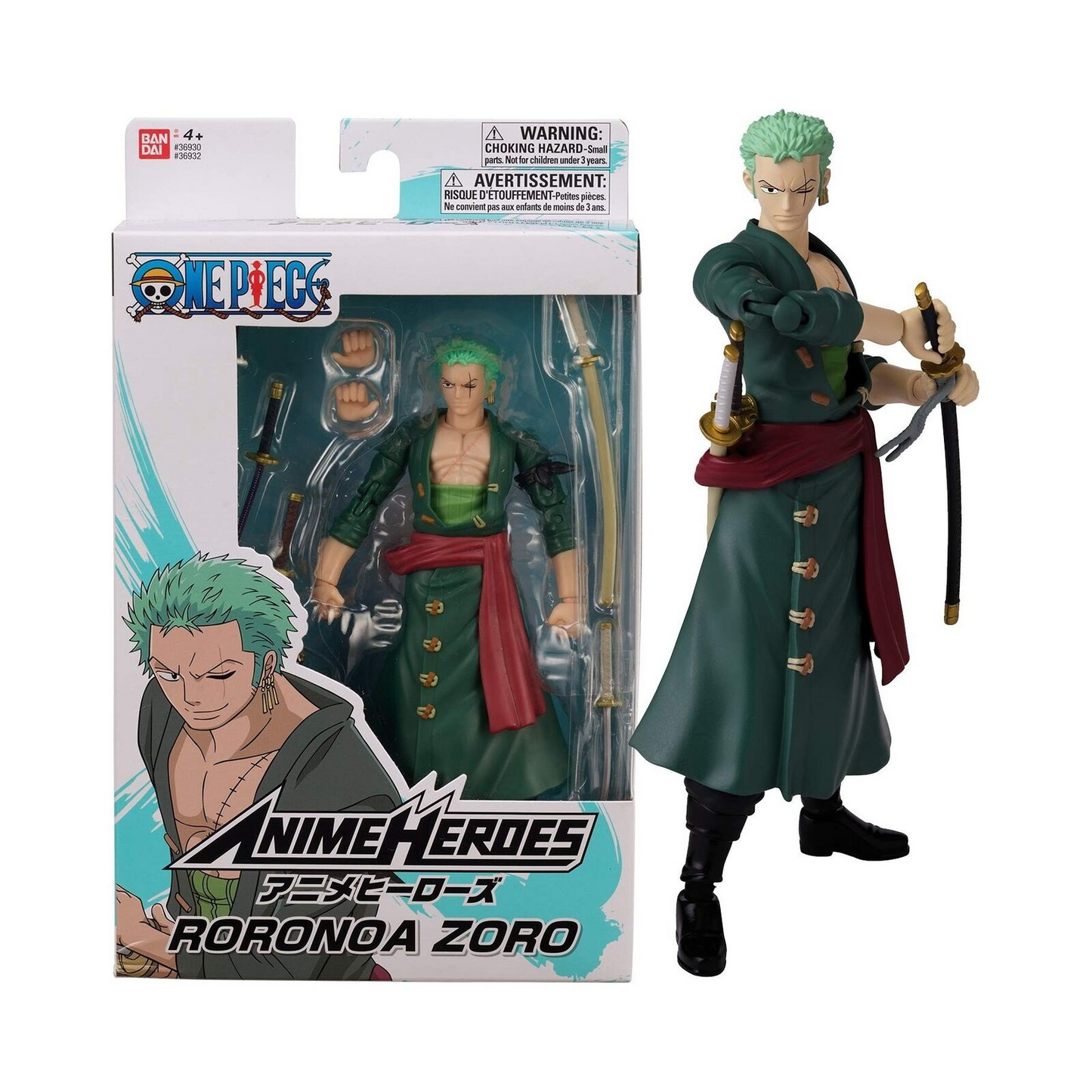One Piece Anime Heroes Figures - Roronoa Zoro