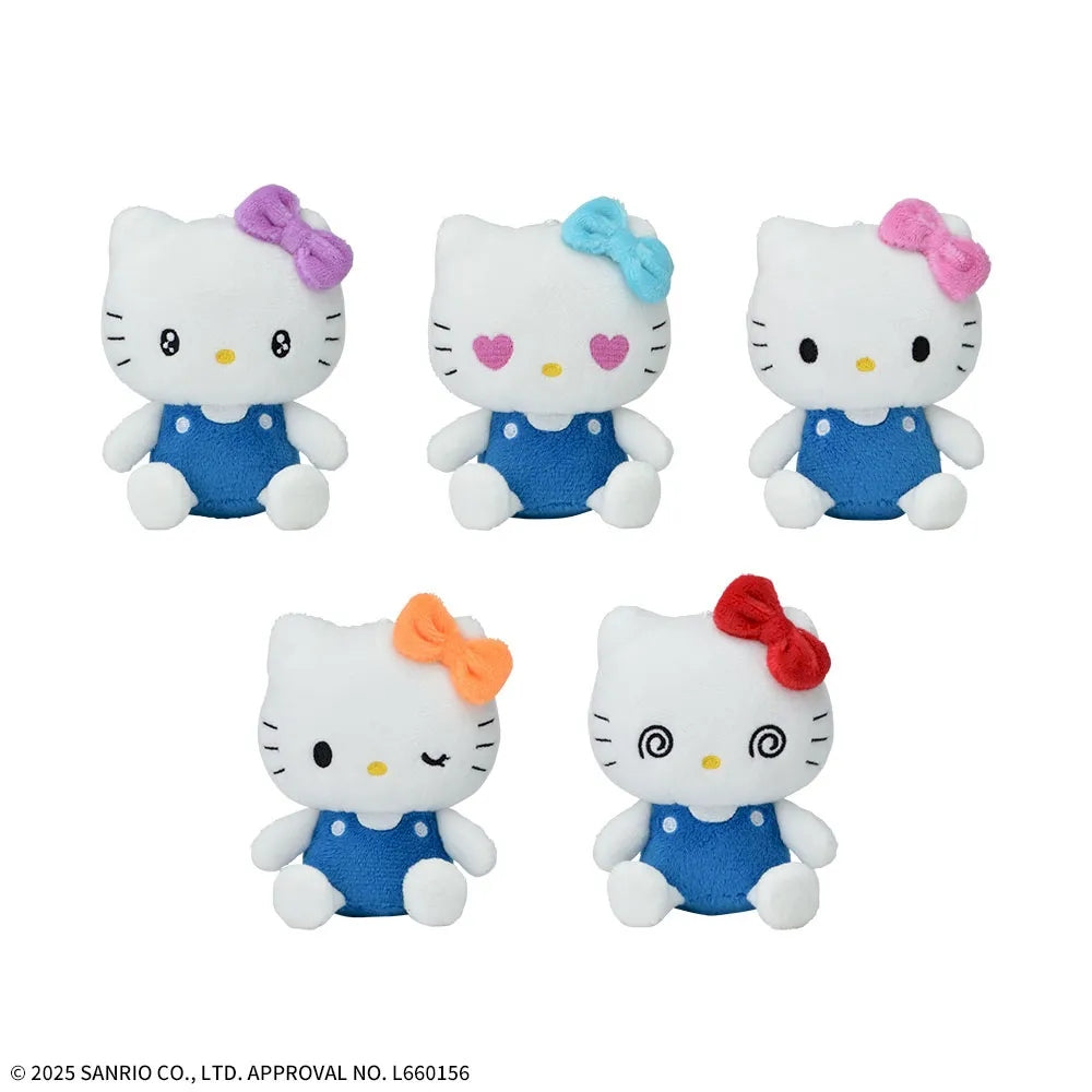 Hello Kitty Emoticon Plush Keychain