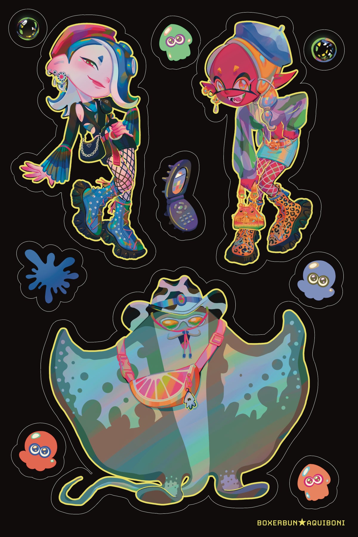 BoxerBun - Sticker Sheets