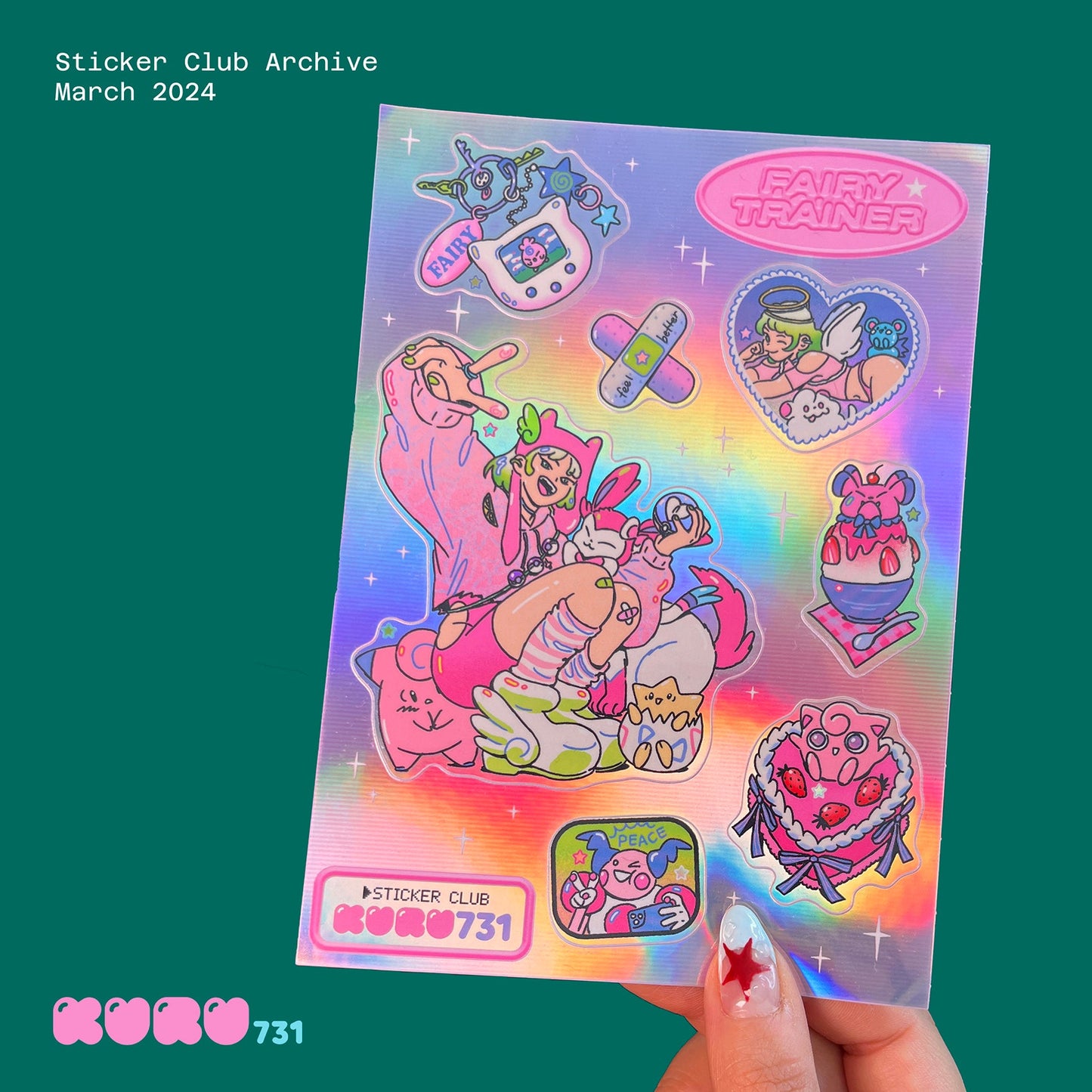 Kuru 731 - Trainer OOTD Sticker Collection