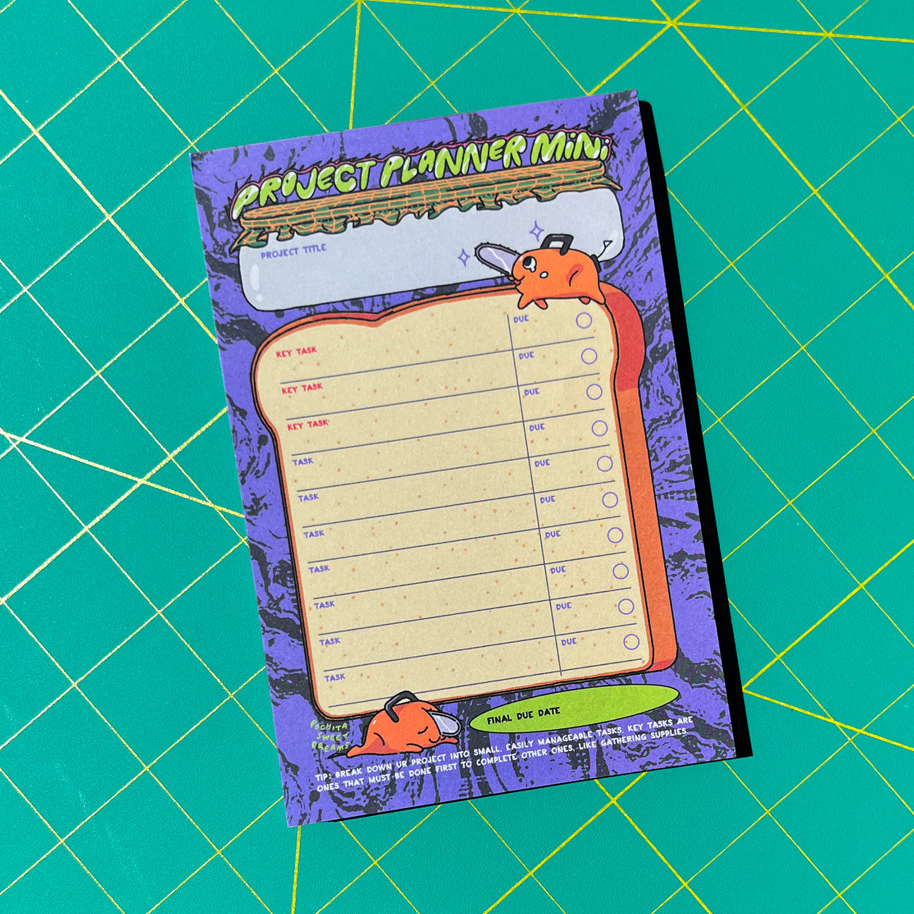 Kuru 731 - Pochita Project Planner Mini