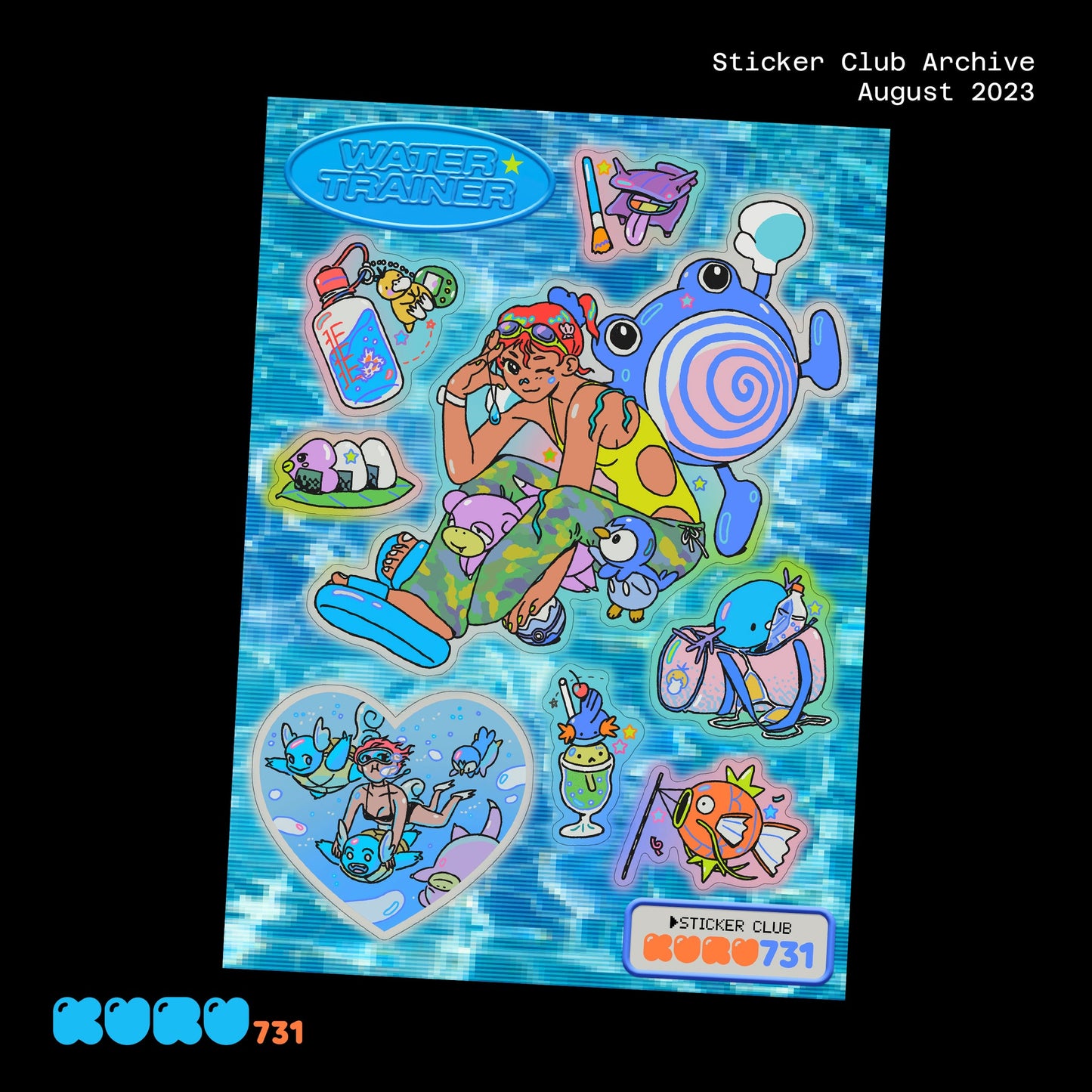 Kuru 731 - Trainer OOTD Sticker Collection