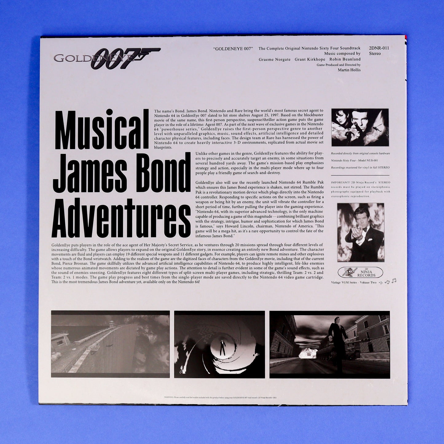 Goldeneye N64 Soundtrack Vinyl Record