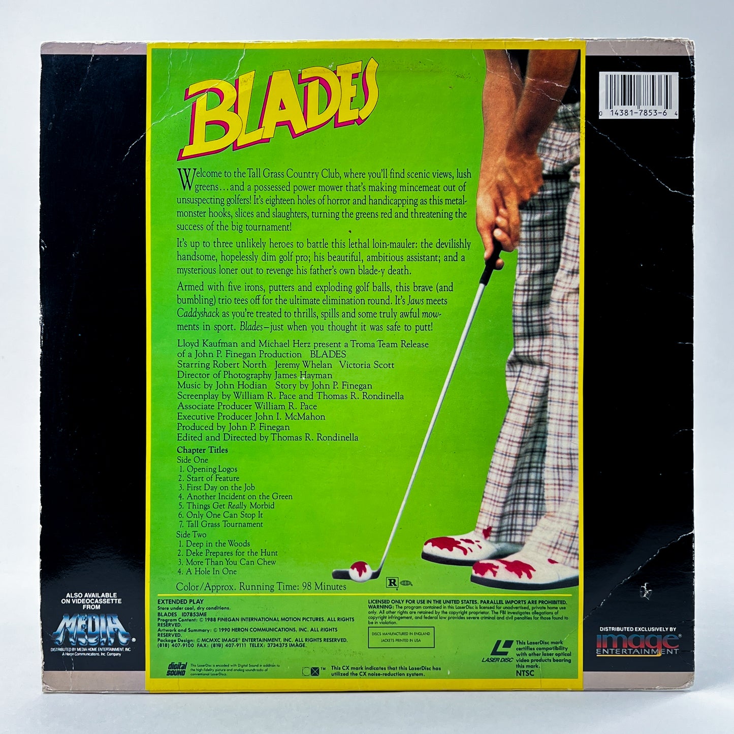 Blades Laserdisc