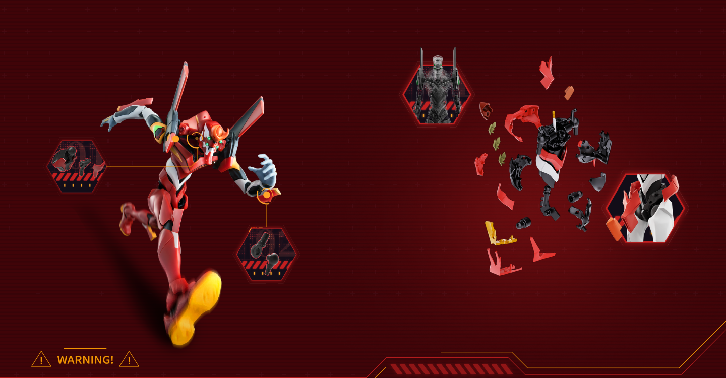 Blokees: Evangelion - Ultra Action Figure Legacy Edition EVA-02