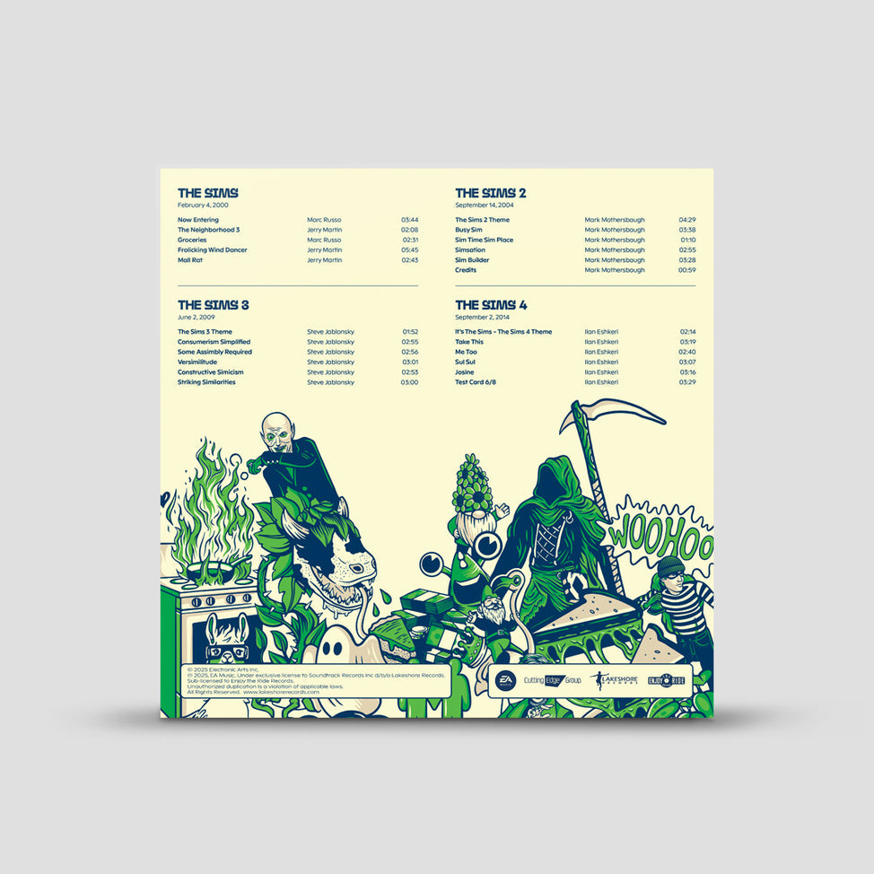 The Sims 25th Soundtrack Vinyl Record