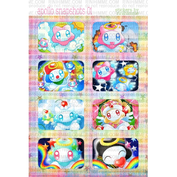 Rinihimme - Apollo Snapshots 01 Sticker Sheet