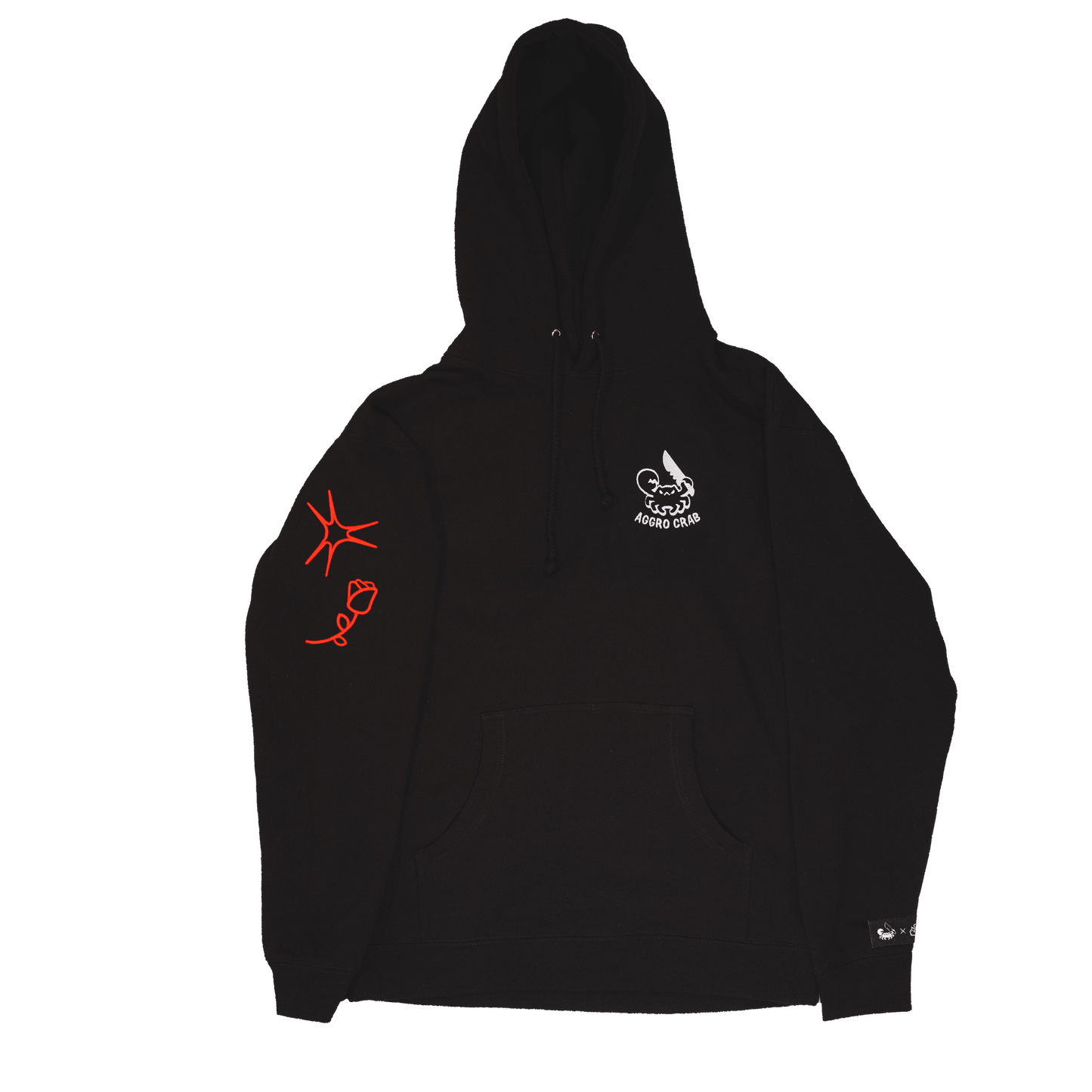 Aggro Crab "Be Kind" Black Hoodie