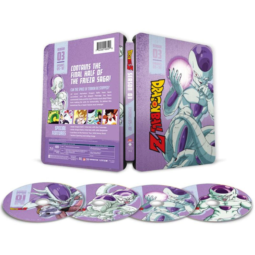 Dragon Ball Z - Season 3 SteelBook Blu-Ray