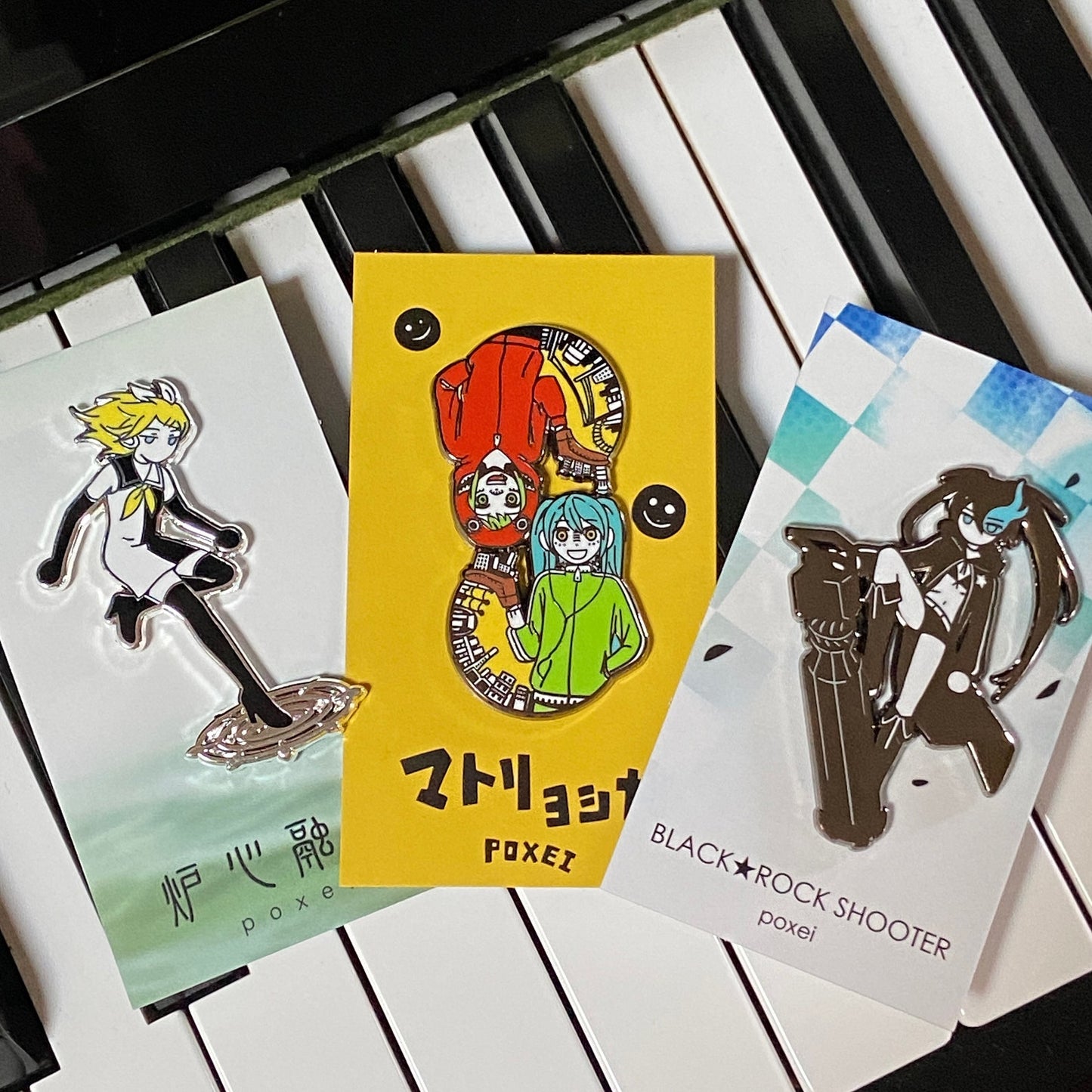 Poxei - Vocaloid Song Enamel Pins Volume 2