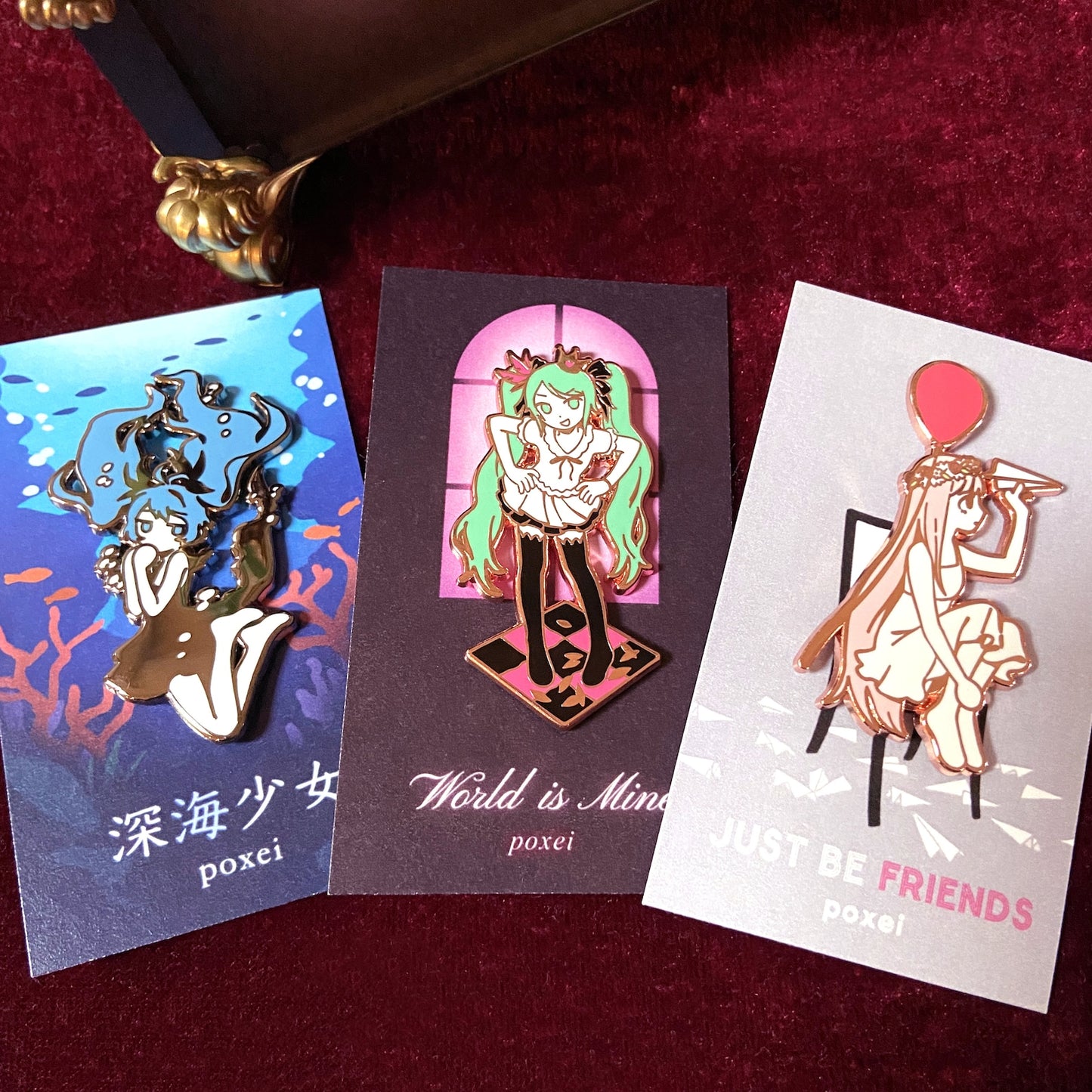 Poxei - Vocaloid Song Enamel Pins Volume 3