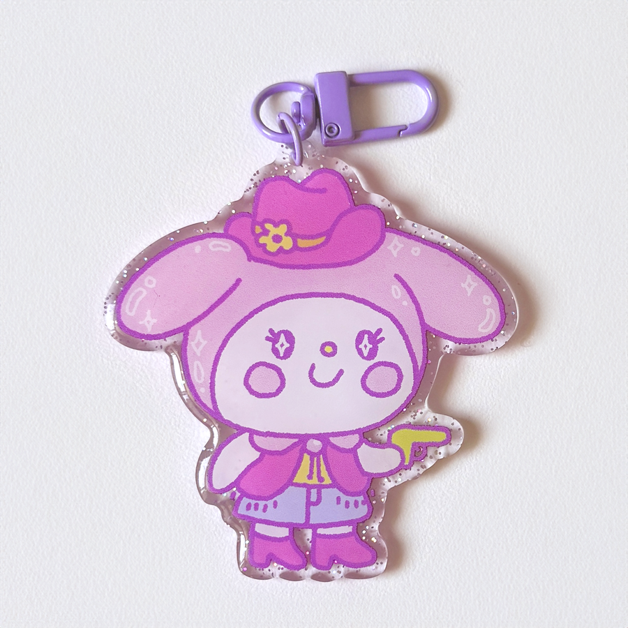 Ugly Plants - Sanrio Cowgirl Keychains