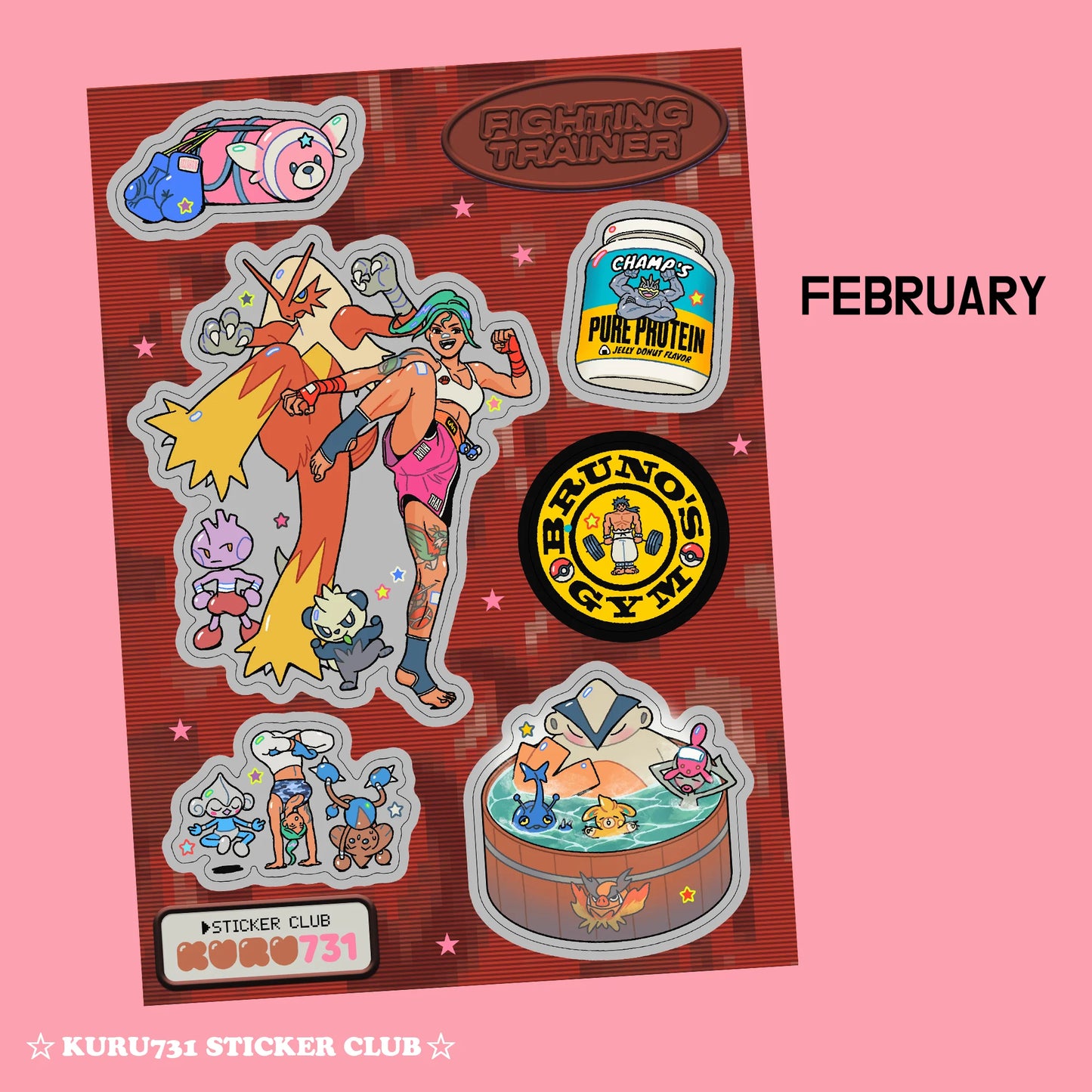 Kuru 731 - Trainer OOTD Sticker Collection