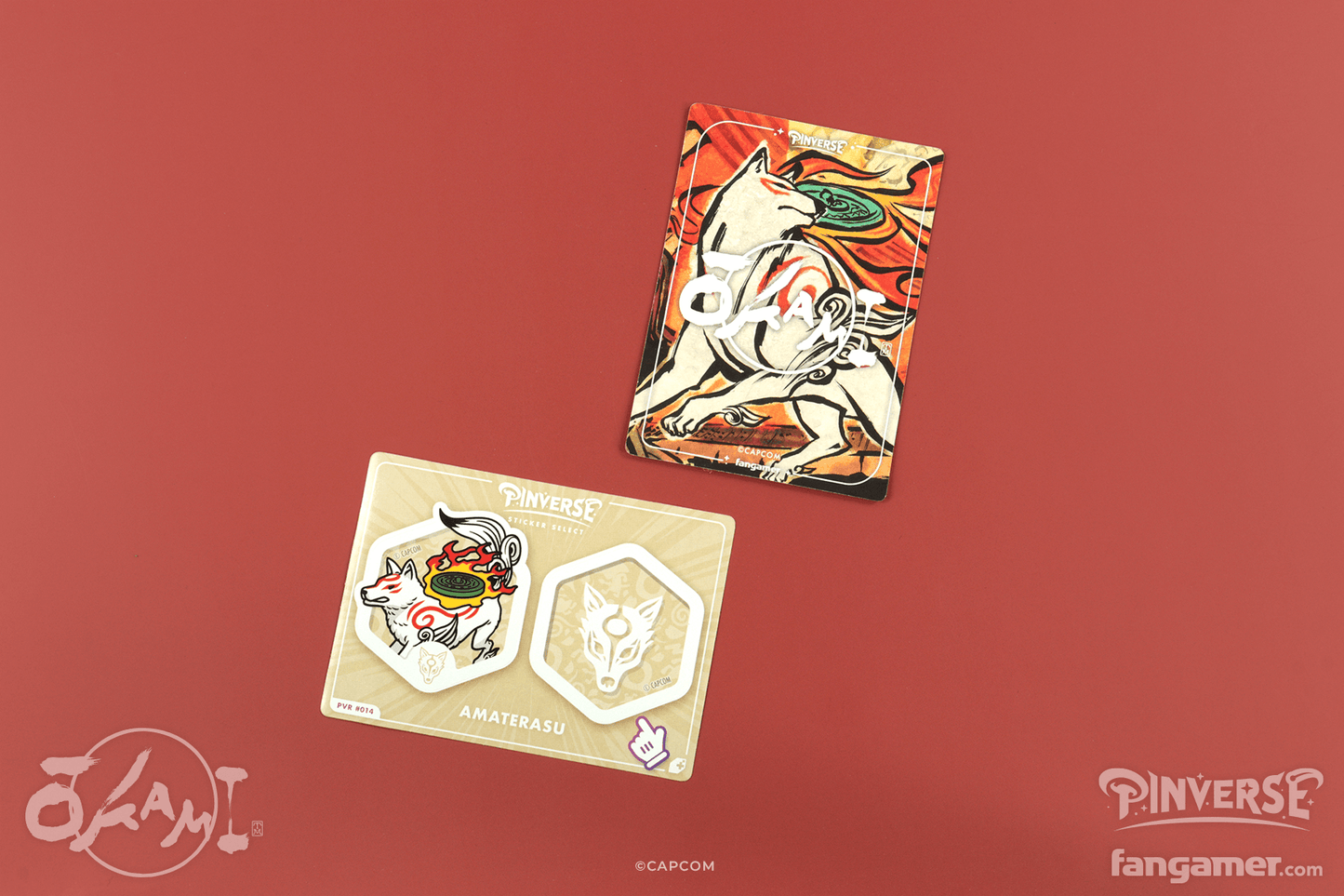 Okami - Amaterasu Pin Pack Enamel Pin Set