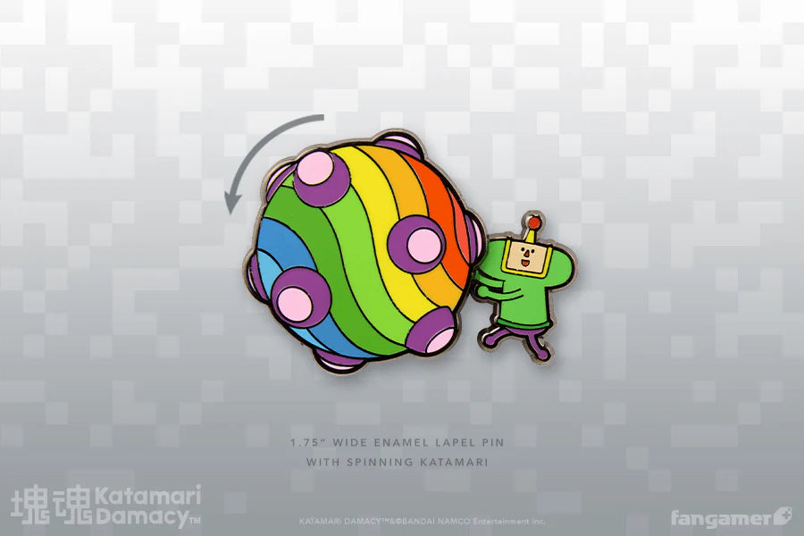 Katamari Damacy - Katamari and Prince Spinning Enamel Pin