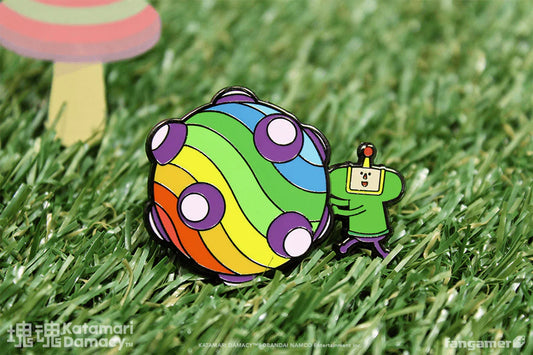 Katamari Damacy - Katamari and Prince Spinning Enamel Pin