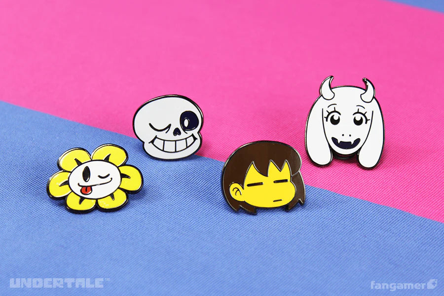 Undertale Character Enamel Pins - Set 1