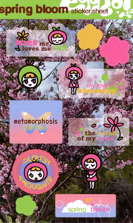 julie.egg - Spring Bloom Sticker Sheet