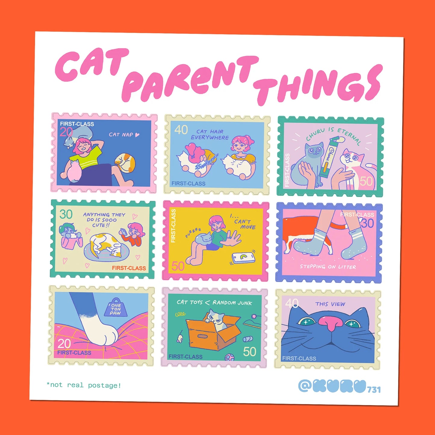 Kuru 731 - Stamp Sticker Collection