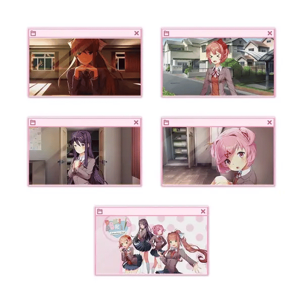 Doki Doki Literature Club Pins