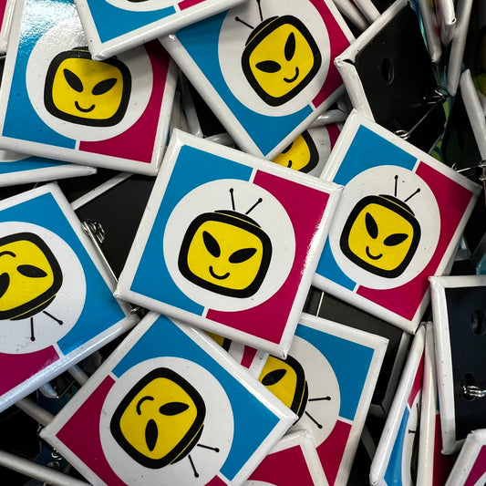 Logo Square Pins