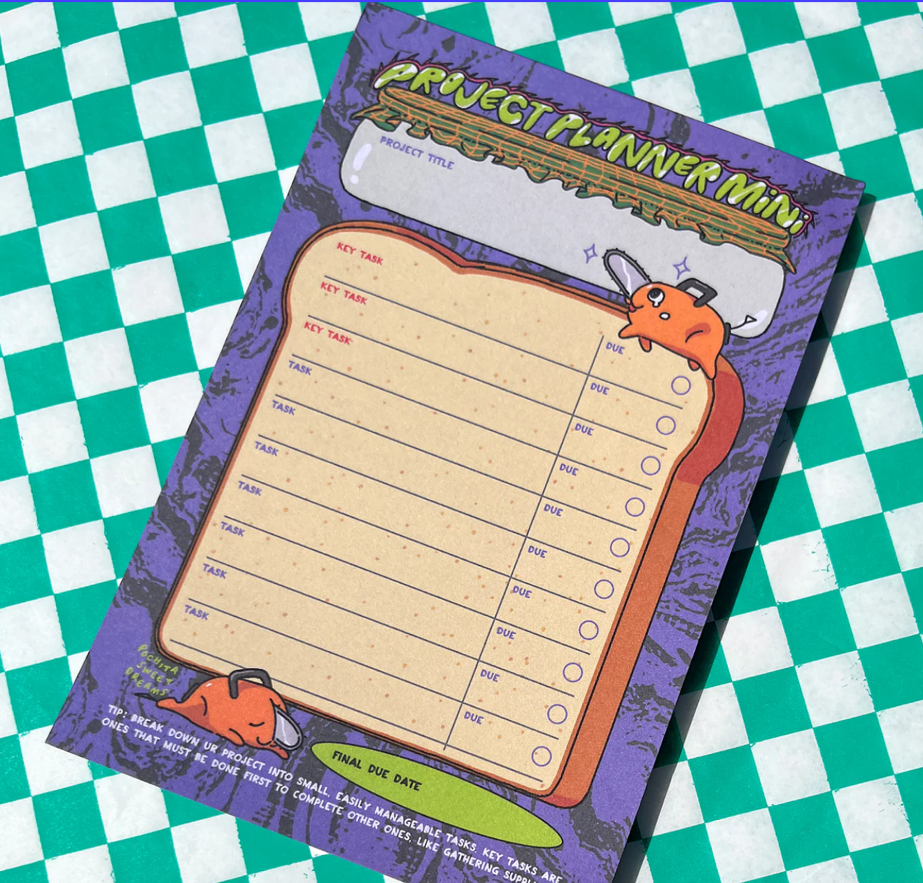 Kuru 731 - Pochita Project Planner Mini