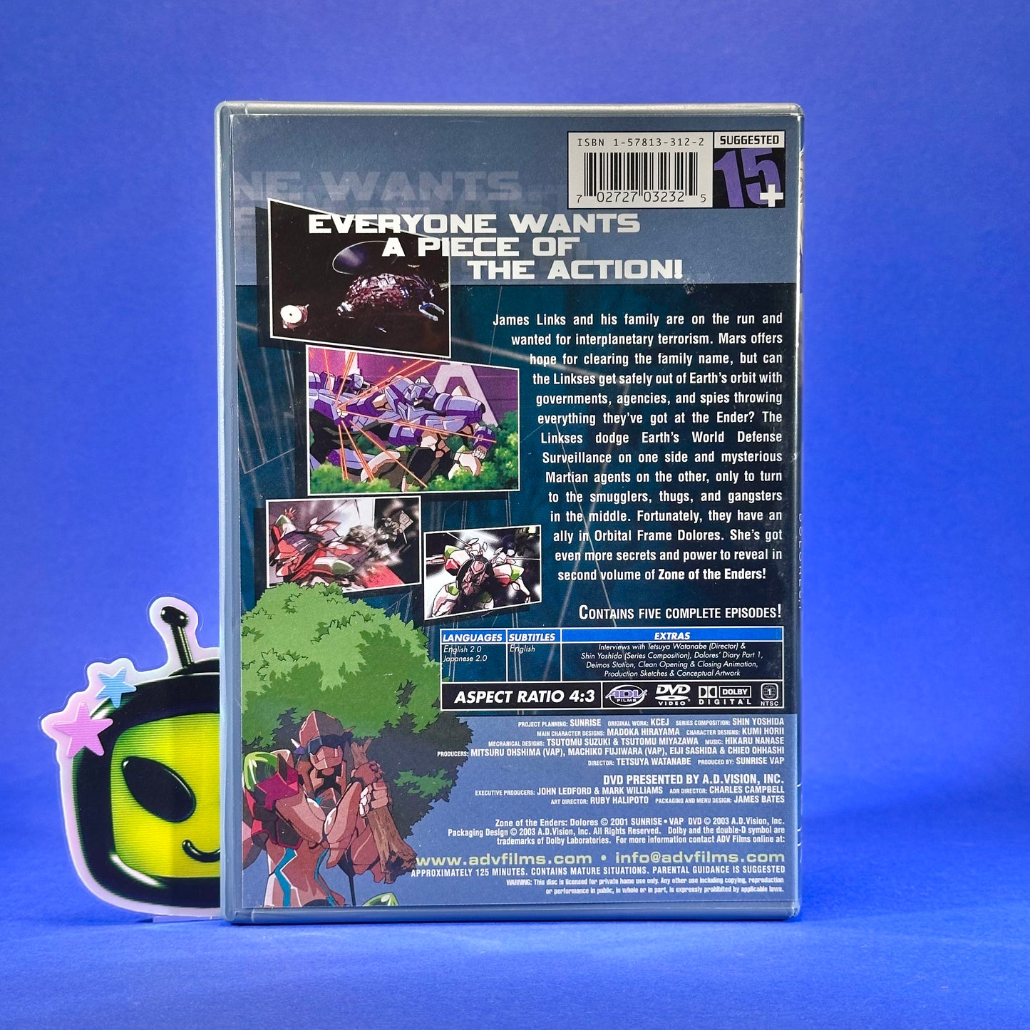 Z.O.E. Dolores, I DVD