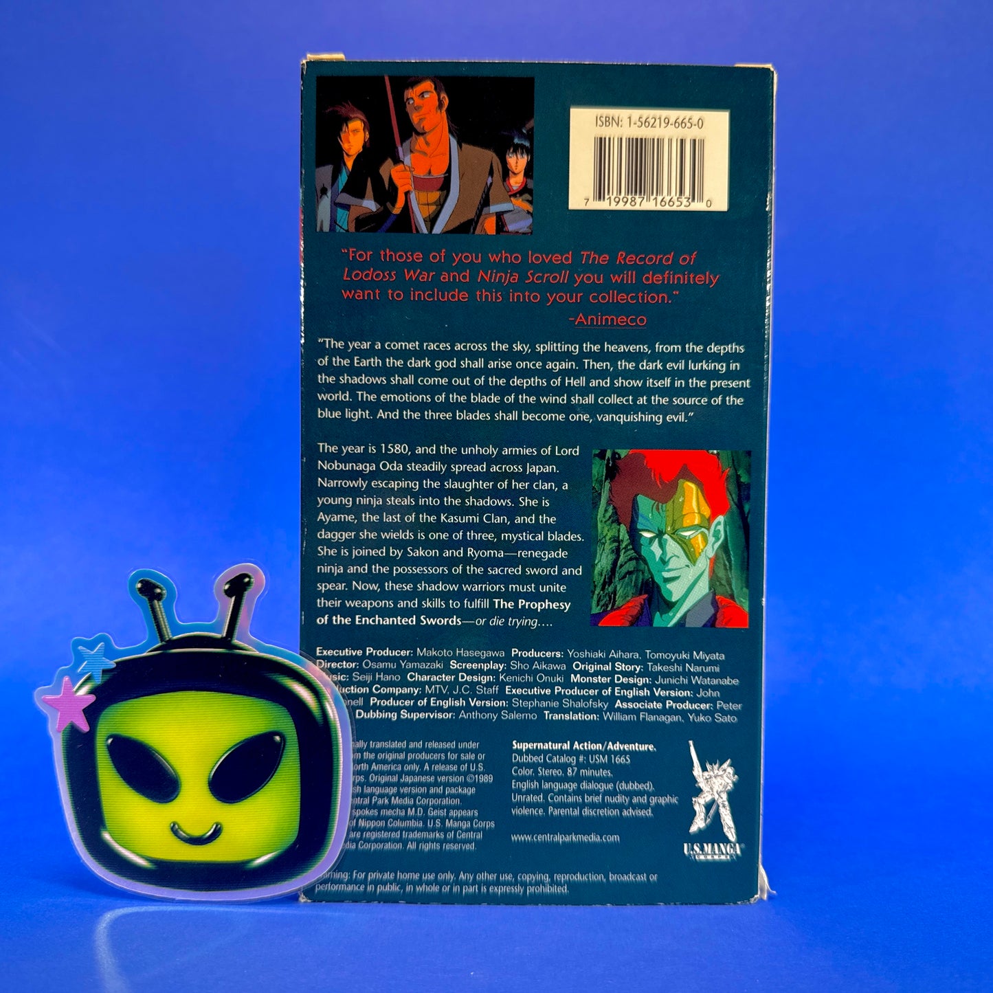 Wrath of the Ninja: The Yotoden Movie VHS