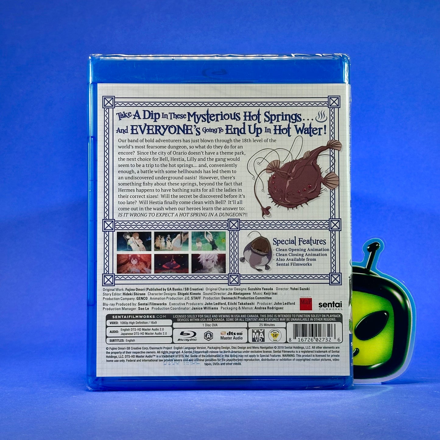 Is It Wrong to Try to Pick Up Girls in a Dungeon?: Familia Myth - Blu-ray