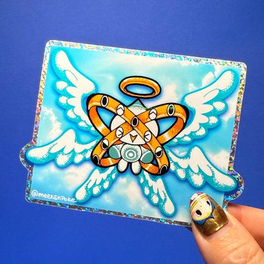 Meeks n Poke - Biblically Correct Garden Angel V2 Sticker